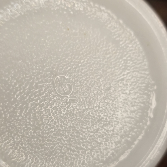 Milk Glass Tumblers Set Of Two Grape Design - Picture 3 of 7